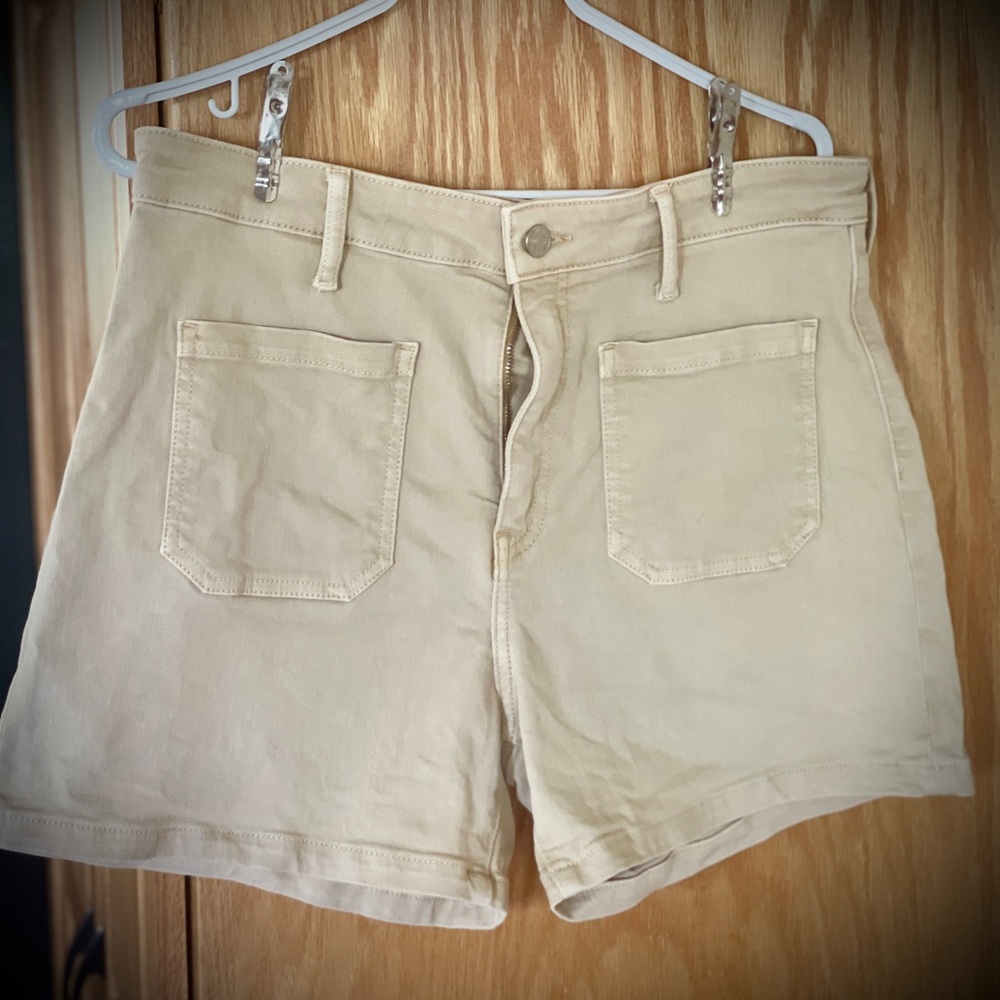 Mavi Tan Relaxed Fit Casual Shorts